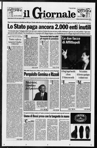 Il giornale : quotidiano del mattino